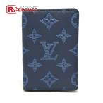 LOUIS VUITTON Louis Vuitton M80421 монограмма Shadow бур nai The -*duposhu футляр для карточек мужской [ б/у ] не использовался 