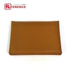 HERMES Hermes кошелек karu vi Duo кошелек для мелочи . ячейка для монет футляр для карточек футляр для карточек vo- Epson U. Gold [ б/у ]