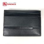  не использовался BVLGARI BVLGARY 36969 Logo Okt OCTO футляр для карточек черный мужской [ б/у ]