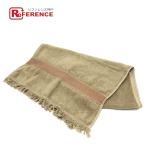 HERMES Hermes яхтинг Logo пляж полотенце бахрома полотенце серый серия женский [ б/у ]