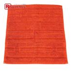  не использовался HERMES Hermes лабиринт полотенце для рук носовой платок полотенце orange женский [ б/у ]