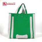 新品同様 HERMES エルメス プティアッシュムッシューB カバン ショルダーバッグ 縦型 トートバッグ グリーン ユニセックス【中古】