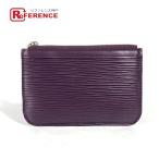 美品 LOUIS VUITTON ルイヴィトン M6660K ポシェット クレ NM 小銭入れ 財布 キーリング付き エピ コインケース カシス パープル【中古】