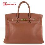 HERMES エルメス バーキン40 バーキン 40 カバン トートバッグ ハンドバッグ ブラウン ユニセックス【中古】
