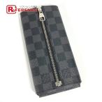 ショッピングダミエ 新品同様 LOUIS VUITTON ルイヴィトン N63134 エキュイエクスペール ダミエグラフィット ペンケース ブラック レディース【中古】