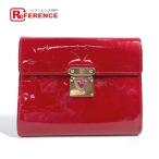 LOUIS VUITTON ルイヴィトン M91979 ポルトフォイユ コアラ コンパクトウォレット モノグラムヴェルニ 3つ折り財布 ポムダムール【中古】