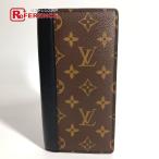 ショッピングヴィトン LOUIS VUITTON ルイヴィトン M93800 ポルトフォイユ・タノン ロングウォレット 2つ折り モノグラムマカサー 長財布 ブラック 【中古】