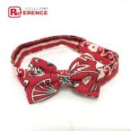 HERMES Hermes n-papiyon аксессуары лента Ribon бабочка галстук красный мужской [ б/у ]