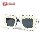 DOLCE&GABBANA ドルガバ DG4253 フラワー 花柄 めがね メガネ アイウェア 眼鏡 バイカラー サングラス ブラック レディース【中古】