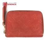 LOUIS VUITTON ルイヴィトン M60295 ポルトフォイユ・スカレット コンパクト ウォレット モノグラムアンプラント 2つ折り財布 【中古】