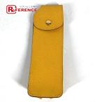  прекрасный товар HERMES Hermes Serie металлические принадлежности кисть коробка канцелярские товары сумка пенал желтый женский [ б/у ]