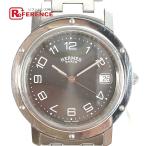 HERMES エルメス CL6.710 クリッパー ウォッチ メンズウォッチ 腕時計 シルバー メンズ【中古】