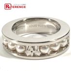新品同様 LOUIS VUITTON ルイヴィトン M1550S リング・パール フュージョン アクセサリー モノグラム リング・指輪 シルバー 【中古】