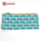  прекрасный товар HERMES Hermes Monkey . кисть коробка канцелярские товары сумка пенал голубой Kids [ б/у ]