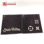  не использовался LOUIS VUITTON Louis Vuitton GI0824 Golf * полотенце комплект пара 2. комплект подарок полотенце Brown унисекс [ б/у ]
