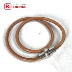 HERMES Hermes 2 -слойный браслет аксессуары короткое колье Brown унисекс [ б/у ]