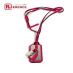 ショッピングHERMES 美品 HERMES エルメス オーケリーGM アクセサリー ロングネックレス ネックレス ローズメキシコ ピンク レディース【中古】