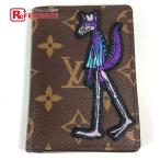 LOUIS VUITTON Louis Vuitton M80154 бур nai The -duposhu футляр для визитных карточек чехол для пропуска LVf линзы монограмма patch футляр для карточек [ б/у ]