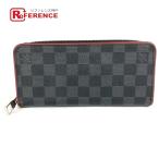 ショッピングLOUIS LOUIS VUITTON ルイヴィトン N63304  ジッピーウォレットヴェルティカル ロングウォレット ダミエグラフィット 長財布【中古】