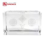 新品同様 LOUIS VUITTON ルイヴィトン ペーパーウェイト VIP顧客 ノベルティ 非売品 インテリア モノグラム オブジェ クリア【中古】