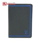 ショッピングLOUIS 美品 LOUIS VUITTON ルイヴィトン  M63329 オーガナイザー ドゥ ポッシュ  名刺入れ パスケース 2つ折り タイガ カードケース 【中古】
