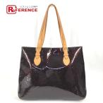 LOUIS VUITTON ルイヴィトン M91994 ブレントウッド カバン トートバッグ 肩掛け モノグラムヴェルニ ショルダーバッグ アマラント【中古】