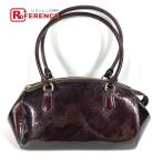 ショッピングヴェルニ LOUIS VUITTON ルイヴィトン M91493 シャーウッ ドPM ハンドバッグ 肩掛け モノグラムヴェルニ ショルダーバッグ アマラント【中古】