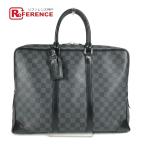ショッピングダミエ LOUIS VUITTON ルイヴィトン N41125  ポルトドキュマン ヴォワヤージ PDV トートバッグ ダミエグラフィット ビジネスバッグ【中古】