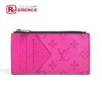 LOUIS VUITTON ルイヴィトン M30777  コインカードホルダー フラグメントケース 財布 小銭入れ タイガラマ コインケース ピンク【中古】