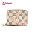 ショッピングダミエ LOUIS VUITTON ルイヴィトン N60098 ジッピーコインパース 財布 小銭入れ ラウンドファスナー ダミエアズール タヒチ コインケース【中古】
