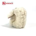 ショッピングロエベ LOEWE ロエベ ラビット うさぎ ファー バッグチャーム キーホルダー 財布 小銭入れ コインケース アイボリー系 ユニセックス【中古】