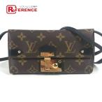 ショッピングVUITTON 美品 LOUIS VUITTON ルイヴィトン M61502 ポルトフォイユトブラローネ チェーン ポシェット  モノグラム ショルダーバッグ【中古】