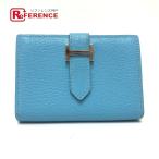 HERMES Hermes Bear n Mini экономичный автомобиль do кейс голубой женский [ б/у ]