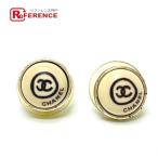 CHANEL シャネル ココマーク アクセサリー小物 ヴィンテージ ピアス ホワイト レディース【中古】