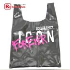 新品同様 DSQUARED2 ディースクエアード S83SP0066 ICON&FOREVER プリントショッピング トートバッグ ブラック レディース【中古】