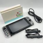 ボーナスストア+5％【美品】Nintendo Switch HAD-S-JXE-C1 バッテリー強化版 スケルトンコントローラー ニンテンドースイッチ 本体