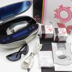 【美品】ケノン Ver.8.0 眉脱毛あり カートリッジ3点付き 新品ストロング＋エクストラ＋中古スーパープレミアム 脱毛器 本体