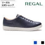 ショッピングリーガル 公式 REGAL 57BL レースアップレザースニーカー ネイビー メンズ リーガル レザースニーカー 軽い カジュアルシューズ シンプル 軽量 大人 紺