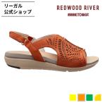 公式 REDWOOD RIVER MINNETONKA(R) M10C フットベットサンダル オレンジスエード サンダル レディース リーガルコーポレーション