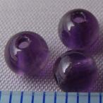 アメジスト（紫水晶）・丸（ラウンド）4mm・1連（40cm）【天然石ビーズ】