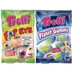 ショッピング地球グミ トローリ 地球グミ＆目玉グミ  本物 正規品【プラネットグミ75g、ポップアイ75g】２個セット プラネットグミ