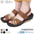 リゲッタ カヌー サンダル レディース 厚底 編み込み ウェッジソール ストラップ mesh