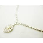 ���������WG�ͥå��쥹 ���������0.715ct��WG18 ��������ɥۥ磻�ȥ�����ɥͥå��쥹