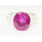ルビープラチナリング ルビー5.48ct Pt900リング