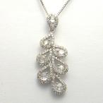 ¥í¡¼¥º¥«¥Ã¥È¥À¥¤¥ä¥â¥ó¥É¹ç·×0.43ct¡¡0.49ct¡¡K18WG ¥Û¥ï¥¤¥È¥´¡¼¥ë¥É¥Í¥Ã¥¯¥ì¥¹