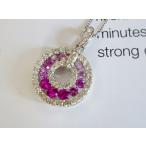 ¥Ô¥ó¥¯¥µ¥Õ¥¡¥¤¥¢ ¥Í¥Ã¥¯¥ì¥¹ ¥Û¥ï¥¤¥È¥´¡¼¥ë¥É K18WG¡¡PINK SAPPHIRE0.32ct