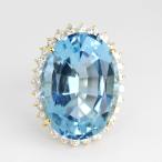 K18/Pt¡¡¥¢¥¯¥¢¥Þ¥ê¥ó30.56ct