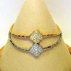 ¥À¥¤¥ä¥â¥ó¥É0.25ct¡¡¥Õ¥é¥ï¡¼¥â¥Á¡¼¥Õ¡¡K18/PT900¡¡¿½Ì¥Ö¥ì¥¹¥ì¥Ã¥È