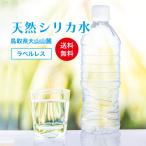 ショッピングシリカ水 【予約販売11月12日より順次出荷】シリカ水 500ml 24本 ラベルレス 水 シリカウォーター ミネラルウォーター 天然水 天然シリカ 軟水 エコボトル 国産 鳥取県産