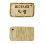 BIGBANG ビックバン 韓国語ハングル　木製レーザー彫刻加工キーホルダー　ストラップ　 おまけDVD　PV COLLECTION 音楽DVD